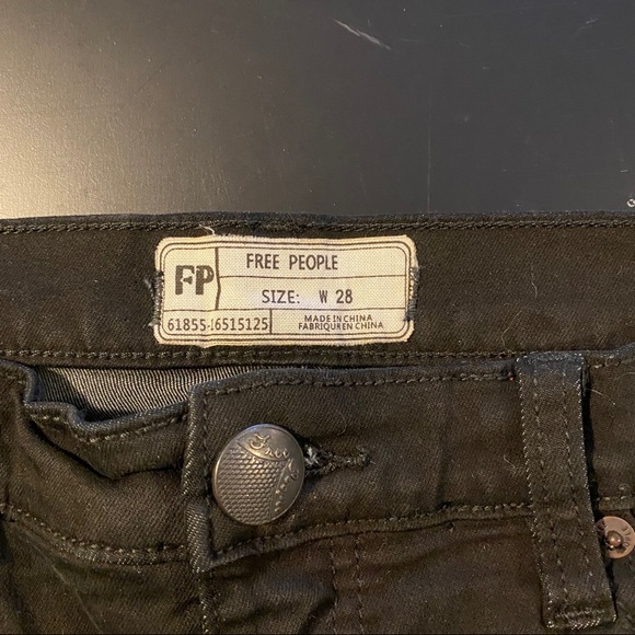 Free People black jeans - Picture 2 of 3